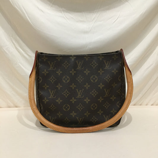 Louis Vuitton Monogram Coated Canvas Looping MM Shoulder Bag Sku# 71748