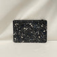 Fendi Black Leaves Ghost Zippy Pouch Sku# 80228