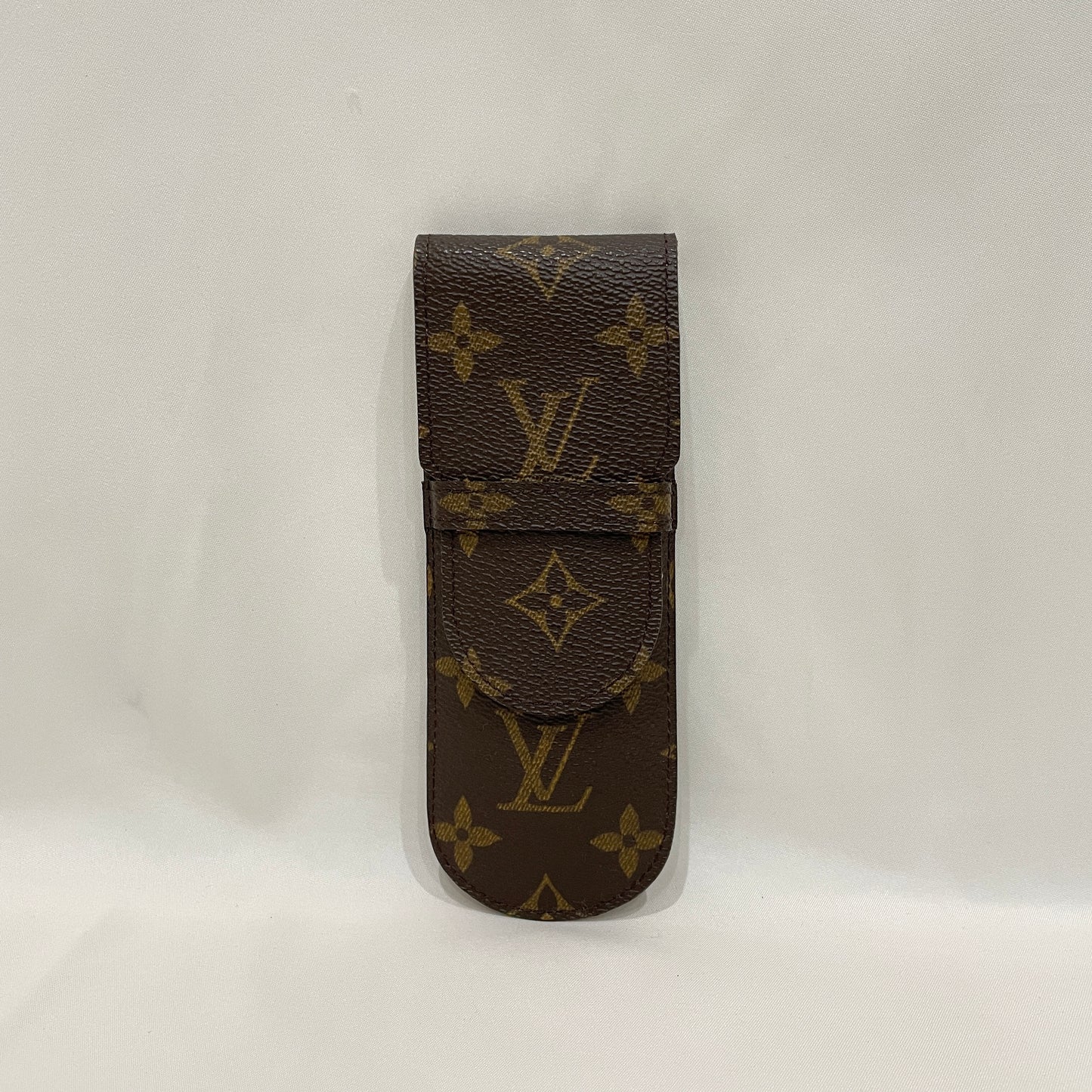 Louis Vuitton Monogram Coated Canvas Etui Stylo Sunglasses Case Sku# 80183