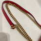 Gucci Red Leather Mini Marmont Shoulder Bag Sku# 80275