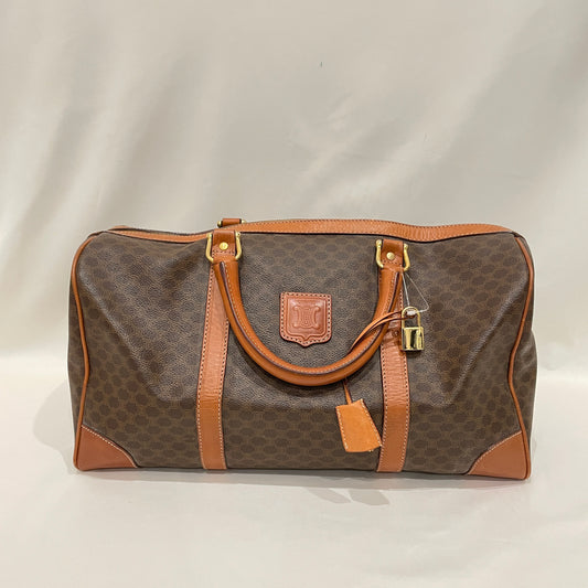 Celine Brown Macadam Boston Tote Bag Sku# 80071