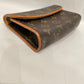 Louis Vuitton Monogram Coated Canvas Florentine No Strap Pochette Clutch Sku# 80169