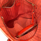 Louis Vuitton Red Monogram Empreinte Leather Citadine Bucket Tote With Pouch Sku# 80274