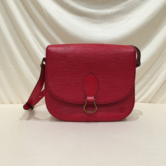 Louis Vuitton Red Epi Leather Saint Cloud GM Crossbody Bag Sku# 71880