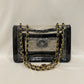 Chanel Black Clear PVC Maxi Flap Shoulder Bag  Sku# 80126