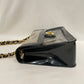 Chanel Black Clear PVC Maxi Flap Shoulder Bag  Sku# 80126