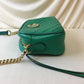 Gucci Green Leather Marmont Camera Bag Sku# 68878