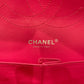 Chanel Orange Pink Patent Leather Jumbo Double Flap Shoulder Bag Sku# 79691