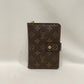 Louis Vuitton Monogram Coated Canvas Porte Papier Zip Wallet Sku# 80358