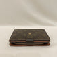 Louis Vuitton Monogram Coated Canvas Porte Papier Zip Wallet Sku# 80358