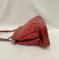 Chanel Red Varnished Leather Bowling Shoulder Bag Sku# 80269