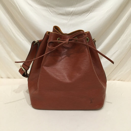 Louis Vuitton Brown Epi Leather Petite Noe Bucket Bag Sku# 71852