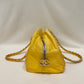 Chanel Yellow Patent Leather CC Chain Shoulder Bag Sku# 79841