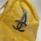 Chanel Yellow Patent Leather CC Chain Shoulder Bag Sku# 79841