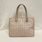 Chanel Beige Nylon Travel Line Tote Sku# 80337