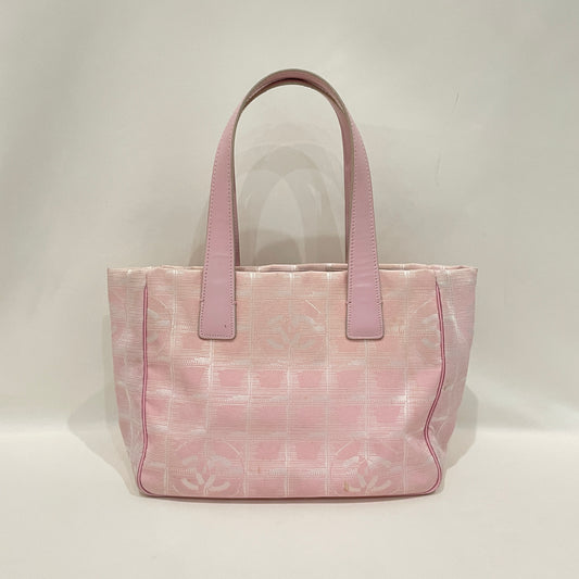 Chanel Pink Nylon Small Travel Line Tote Sku# 80335