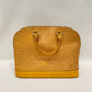 Louis Vuitton Yellow Epi Alma PM Sku# 79768