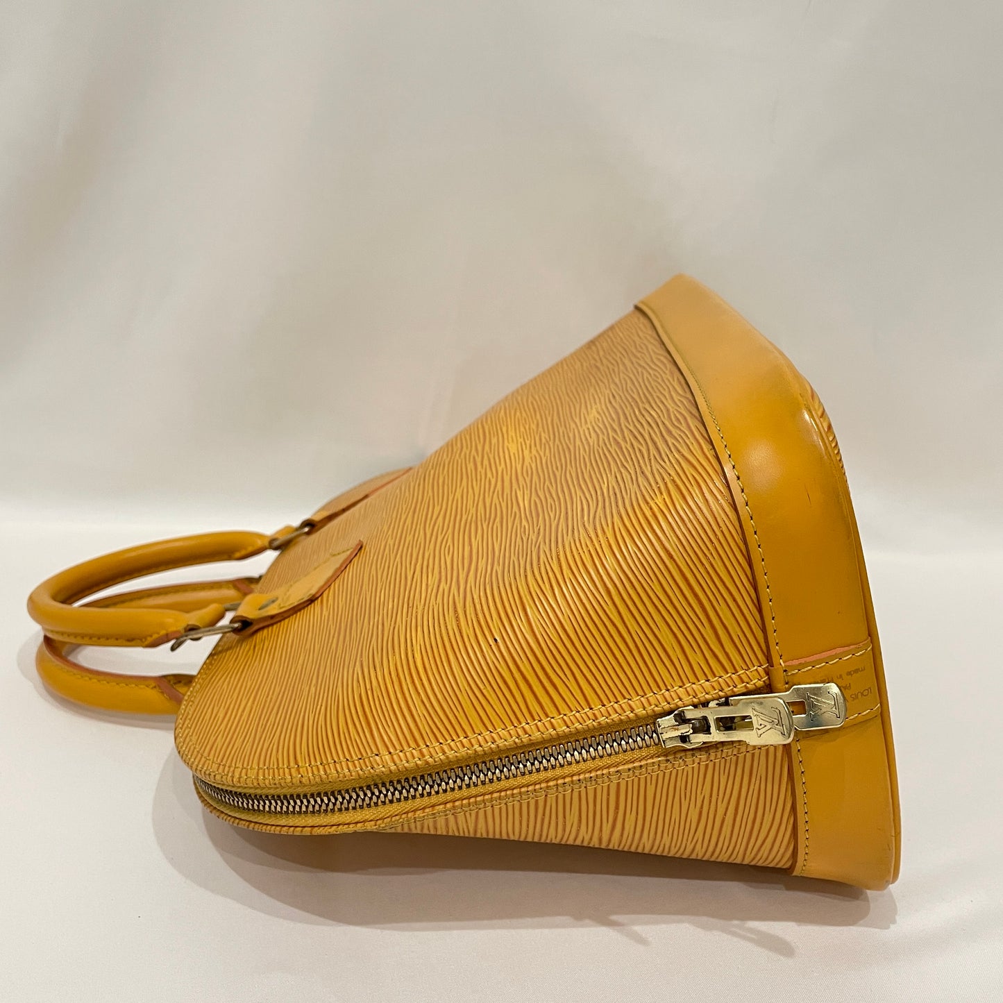 Louis Vuitton Yellow Epi Alma PM Sku# 79768