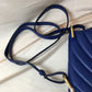 Chole Blue Leather Calfskin Drew Shoulder Bag Sku# 71921