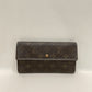 Louis Vuitton Monogram Canvas International Long Wallet Sku# 80464