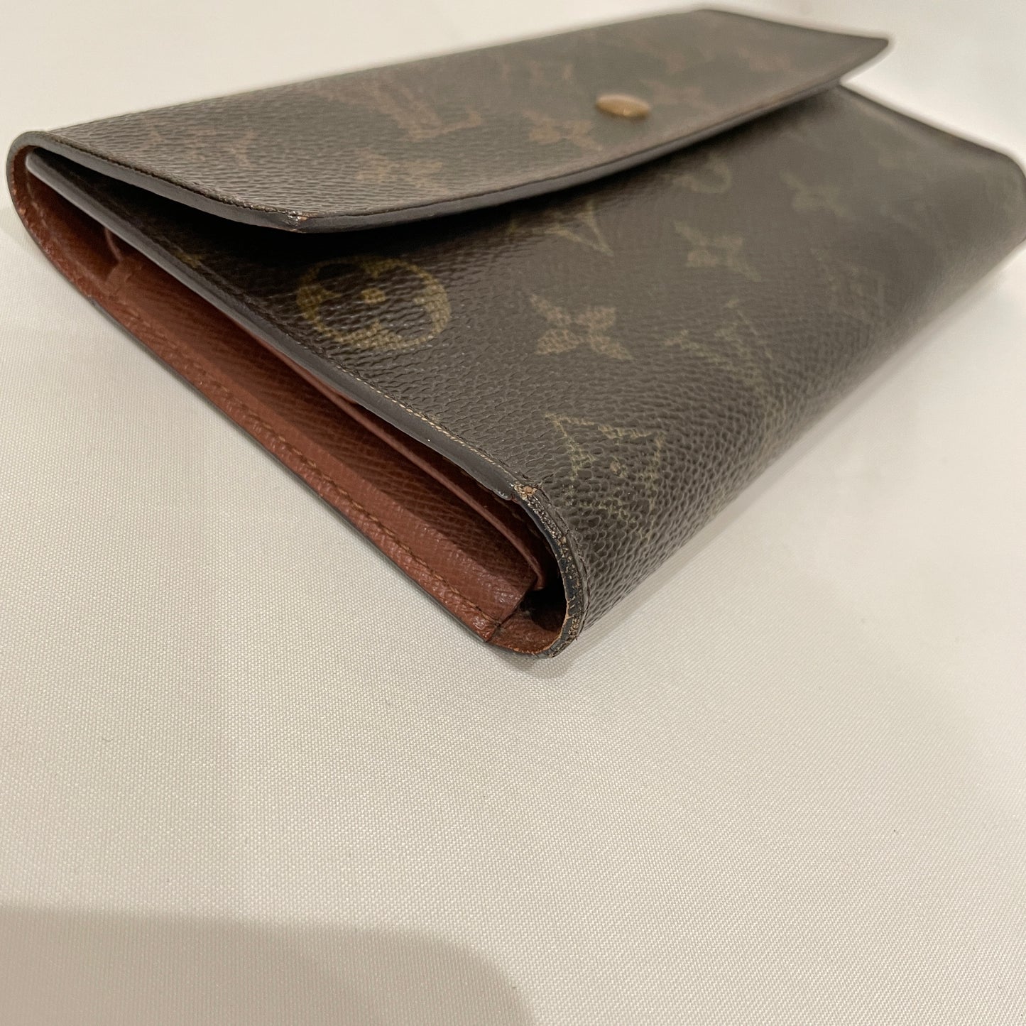 Louis Vuitton Monogram Canvas International Long Wallet Sku# 80464