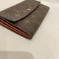 Louis Vuitton Monogram Canvas Sarah Wallet Sku# 80490