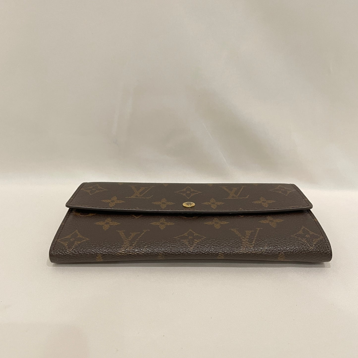 Louis Vuitton Monogram Canvas Sarah Long Wallet  Sku# 80495