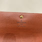 Louis Vuitton Monogram Canvas Sarah Long Wallet  Sku# 80495