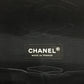 Chanel Navy Cotton Medium Double Flap Shoulder Bag Sku# 70614