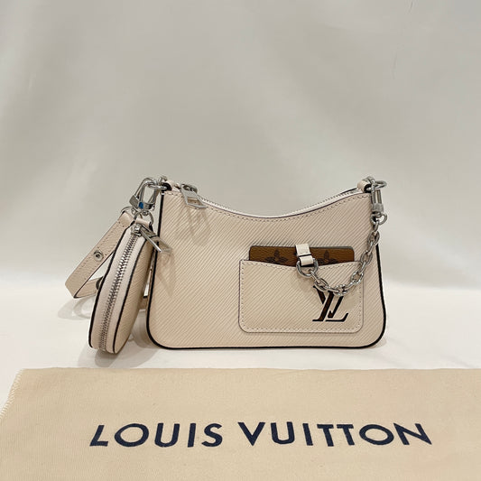 Louis Vuitton Cream Epi Leather Marelle Shoulder Bag Sku# 80519