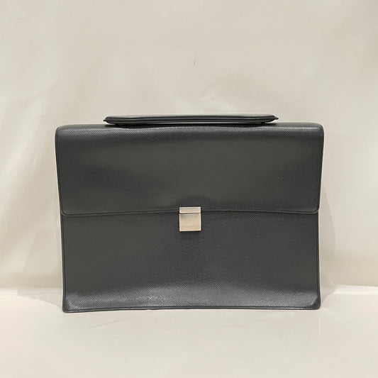 Louis Vuitton Black Taiga Business Briefcase Handbags Sku# 80612