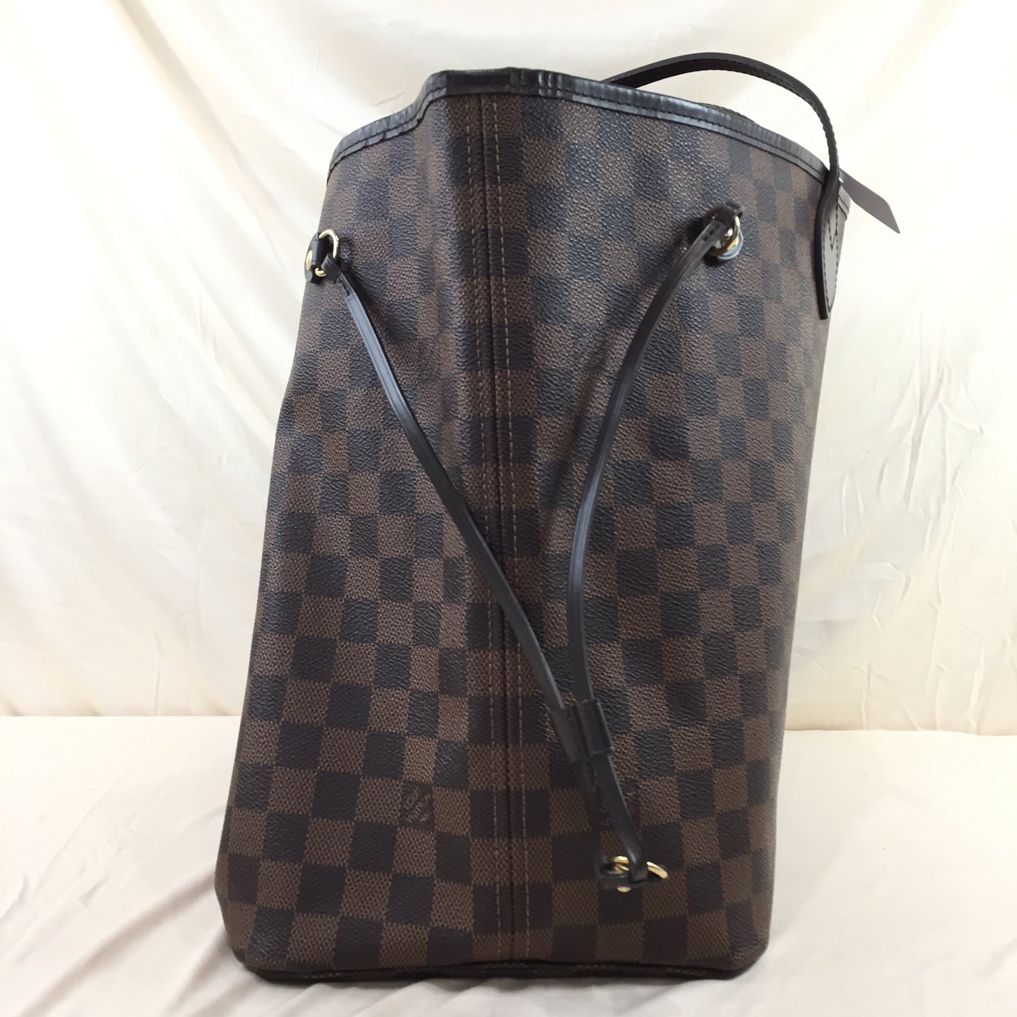 Louis Vuitton Damier Ebene Coated Canvas Neverfull GM Shoulder Bag Sku# 71243