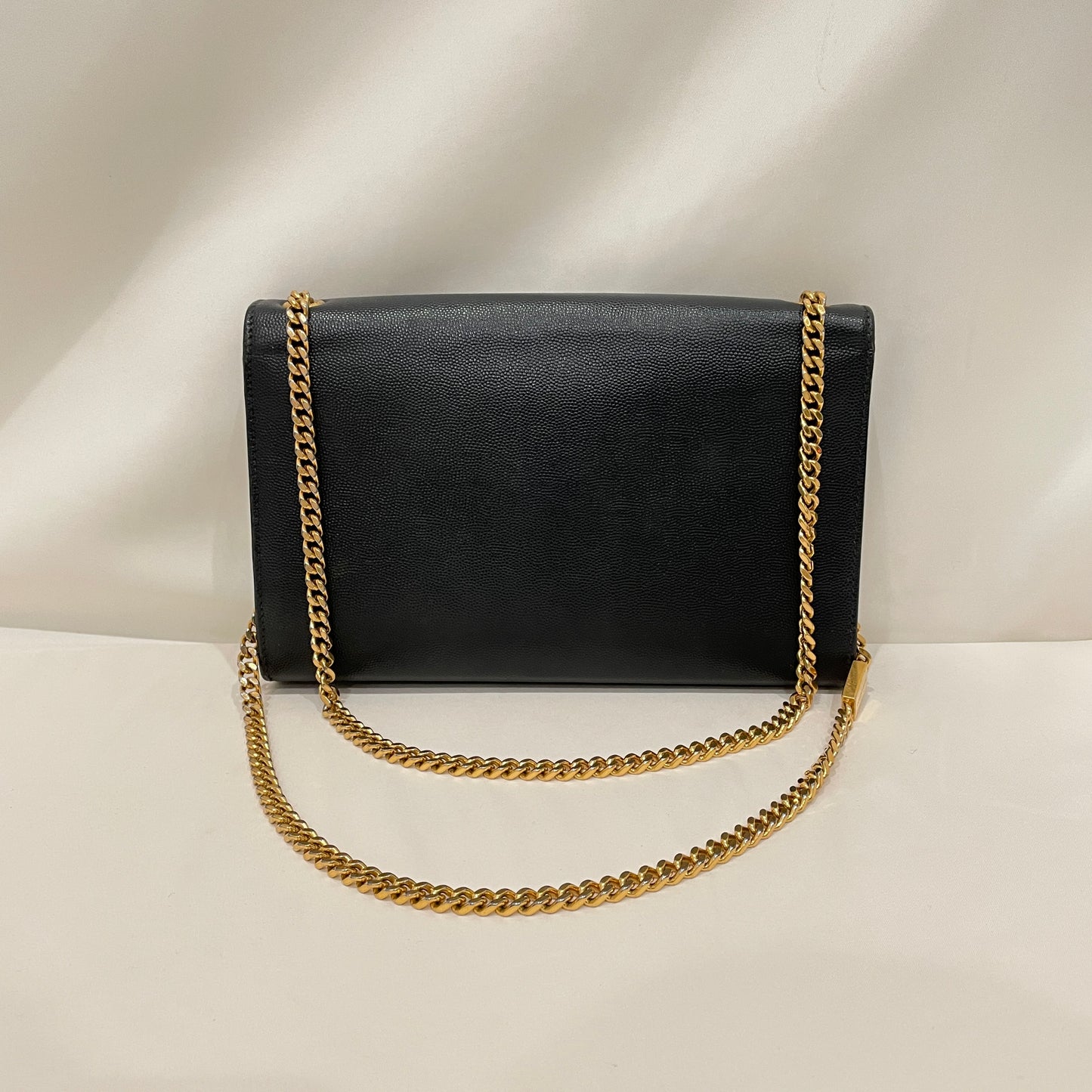 Yves Saint Laurent Black Leather Kate Shoulder Bag Sku# 80417