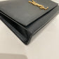 Yves Saint Laurent Black Leather Kate Shoulder Bag Sku# 80417