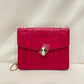 Bvlgari Pink Leather Serpenti Forever Shoulder Bag Sku#80725