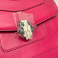 Bvlgari Pink Leather Serpenti Forever Shoulder Bag Sku#80725