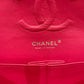 Chanel Pink Patent Medium Double Flap Shoulder Bag Sku#80763