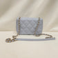 Chanel Blue Leather Chain Shoulder Bag Sku#80528