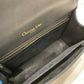 Dior Black Gold Stud Diorama Leather Shoulder Bag Sku#80766