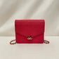 Chanel Pink Caviar Square Wallet On Chain Crossbody Bag Sku# 80636