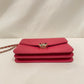 Chanel Pink Caviar Square Wallet On Chain Crossbody Bag Sku# 80636