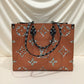 Louis Vuitton Monogram Coated Canvas Giant Jungle Onthego GM Tote Sku# 72010