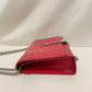 Yves Saint Laurent Red Croc Leather Tassel Kate Crossbody Bag Sku#80769