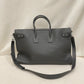 Yves Saint Laurent Grey Leather Sac de Jour Souple Large Bag Sku#80760