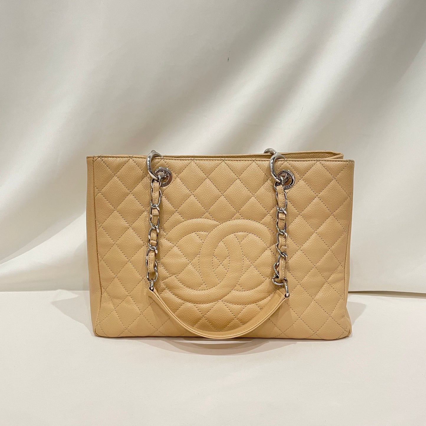 Chanel Beige Caviar Medium GST Tote Sku# 80830