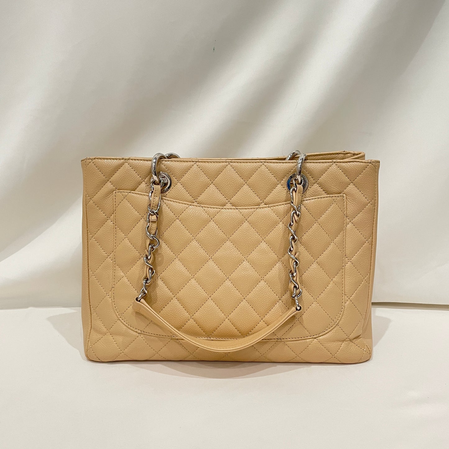 Chanel Beige Caviar Medium GST Tote Sku# 80830