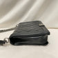 Chanel Black Calf Leather Large Boy Flap Shoulder Bag Sku# 80820