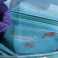 Chanel Blue Patent Small Single Flap Shoulder Bag Sku# 80817