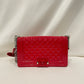 Chanel All Red Patent Old Medium Boy Flap Shoulder Bag Sku# 80823