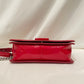 Chanel All Red Patent Old Medium Boy Flap Shoulder Bag Sku# 80823